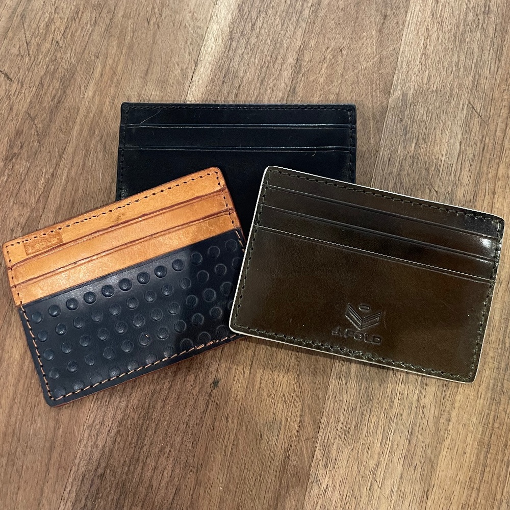 Leather Card Holders (3)